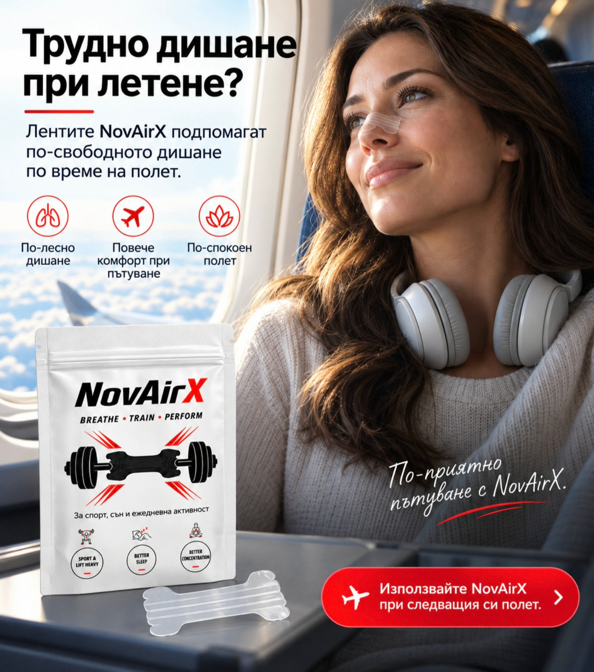 NovAirX - Прозрачни назални лепенки