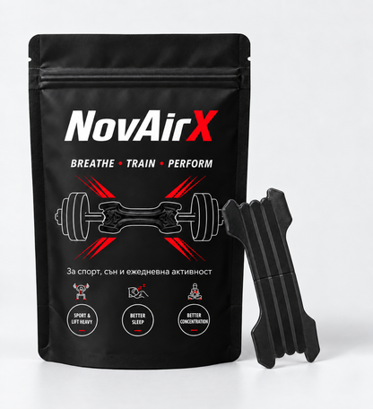 NovAirX - Черни назални лепенки